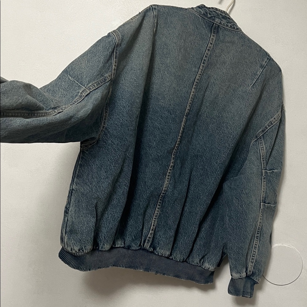 Zara Blue Denim Jacket - Picture 11 of 12